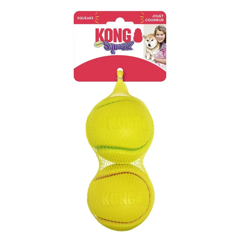 Kong X Large 2 pack Squeezz Tennis Balls