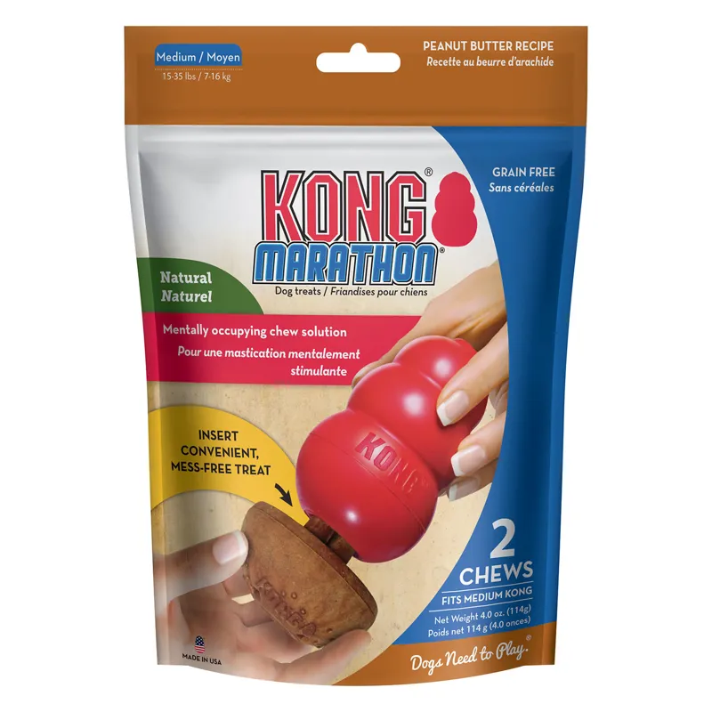 Kong Marathon 2 Pack Medium Peanut Butter