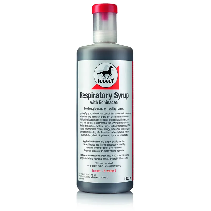 Leovet 1l Respiratory Syrup in Brown