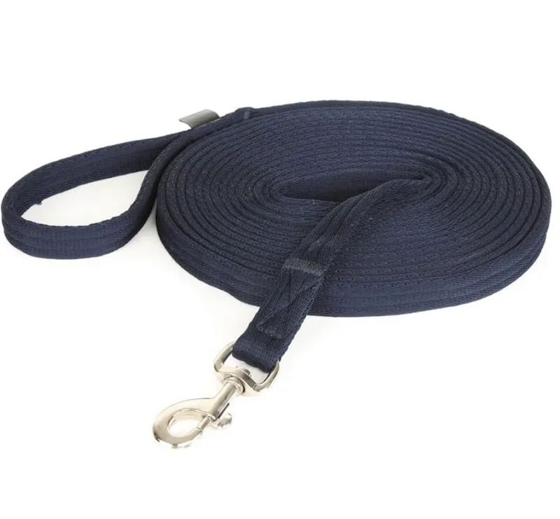 Wessex Cushion Web Lunge Line in Navy