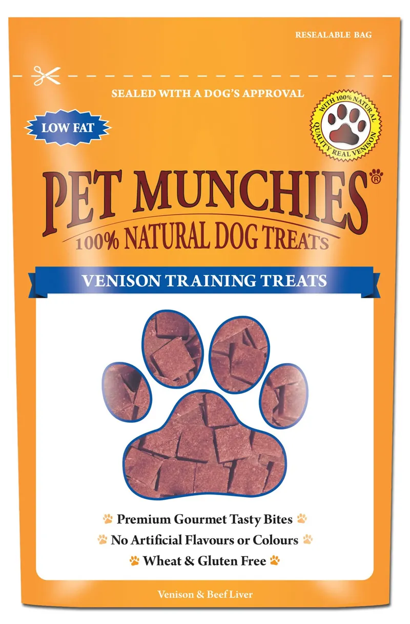 Pet Munchies Training Treats Venison - 50 gm x 8 pack