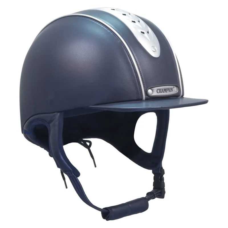Champion Evolution Pearl Riding Hat in Navy