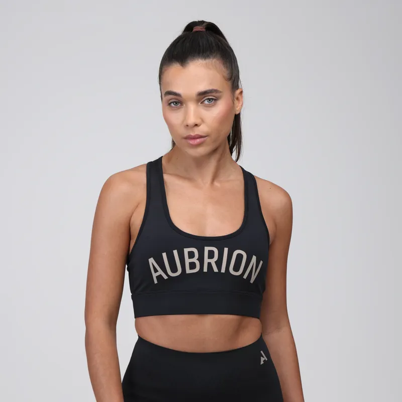 Aubrion React Power Sports Bra in Shadow