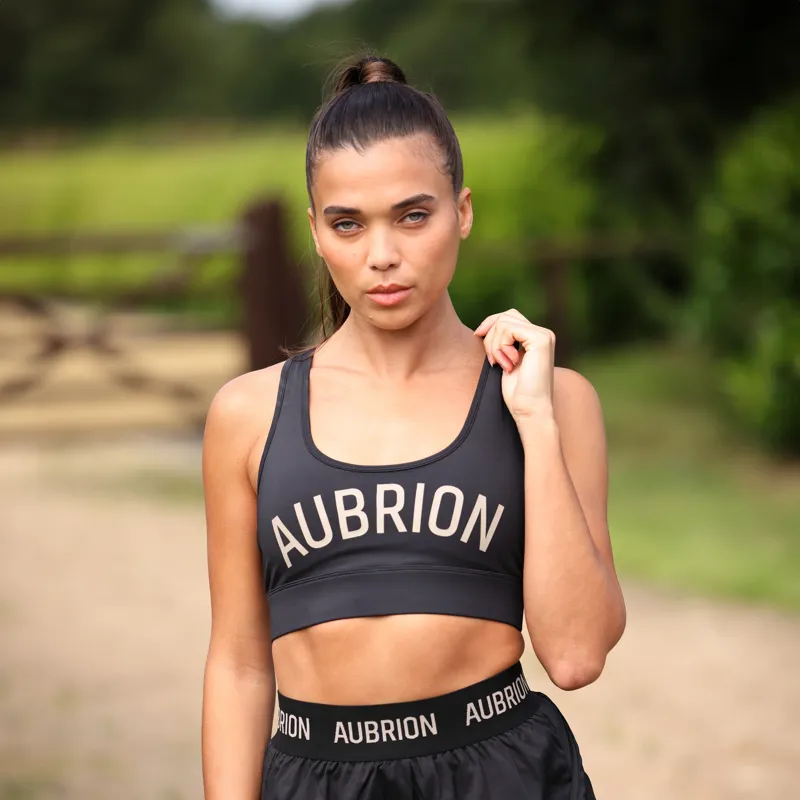 Aubrion React Power Sports Bra in Shadow-6