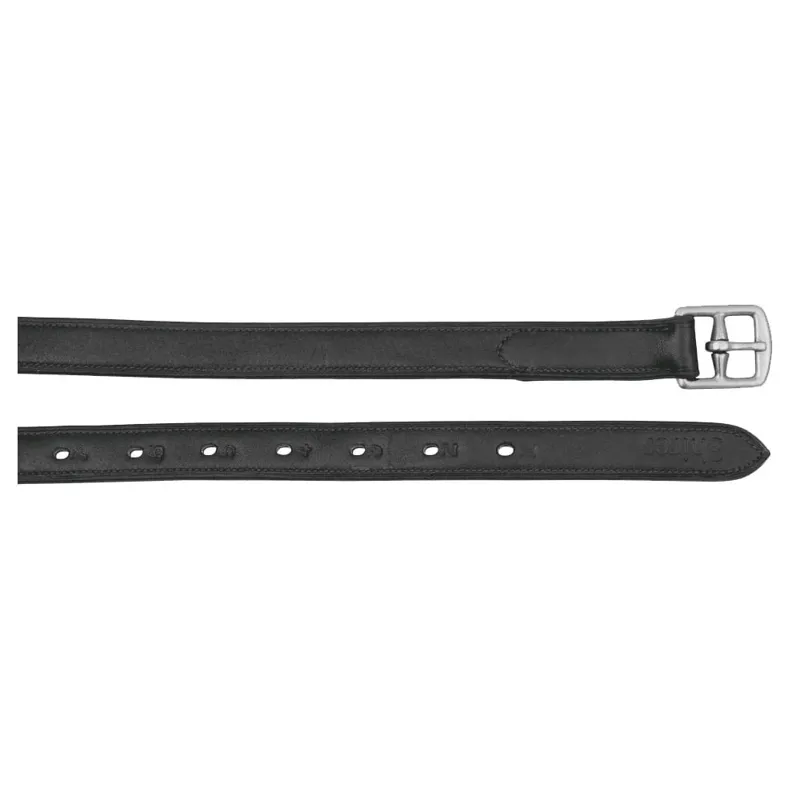 Shires GARA Non Stretch Stirrup Leathers in Black