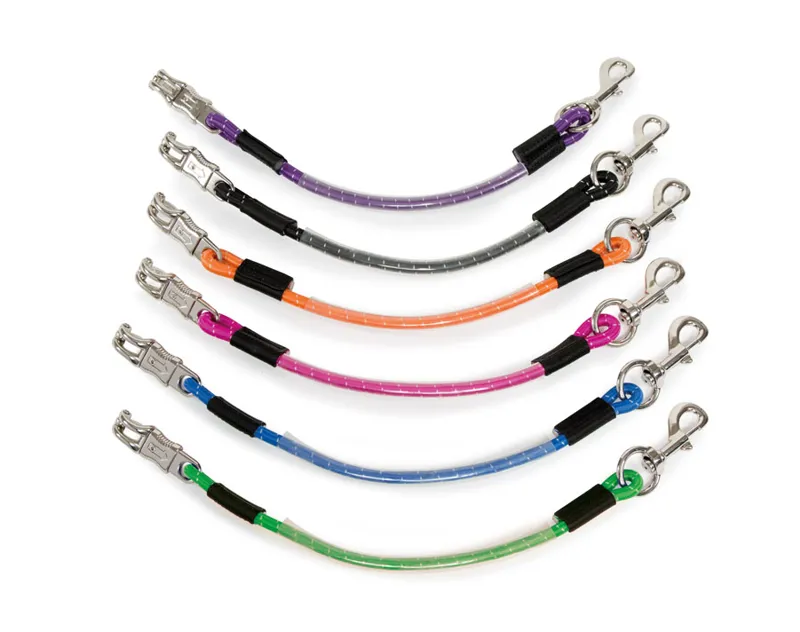 Shires Heavy Duty Bungee Trailer Tie in Orange