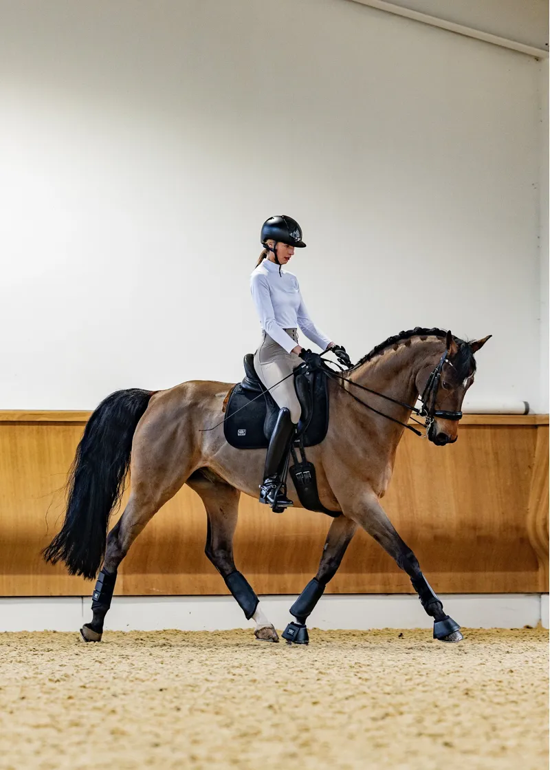 Woof Wear Elite Comfort Plus Dressage Saddle Pad in Black-5