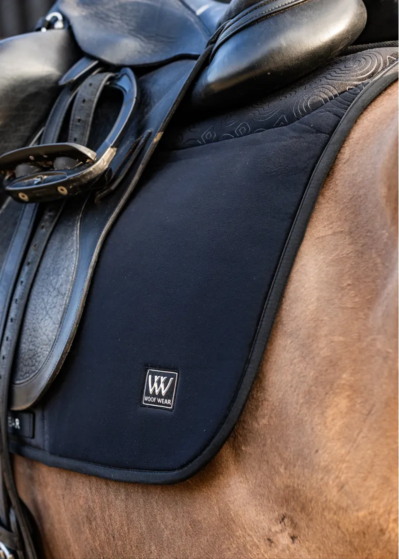 Woof Wear Elite Comfort Plus Dressage Saddle Pad in Black-3