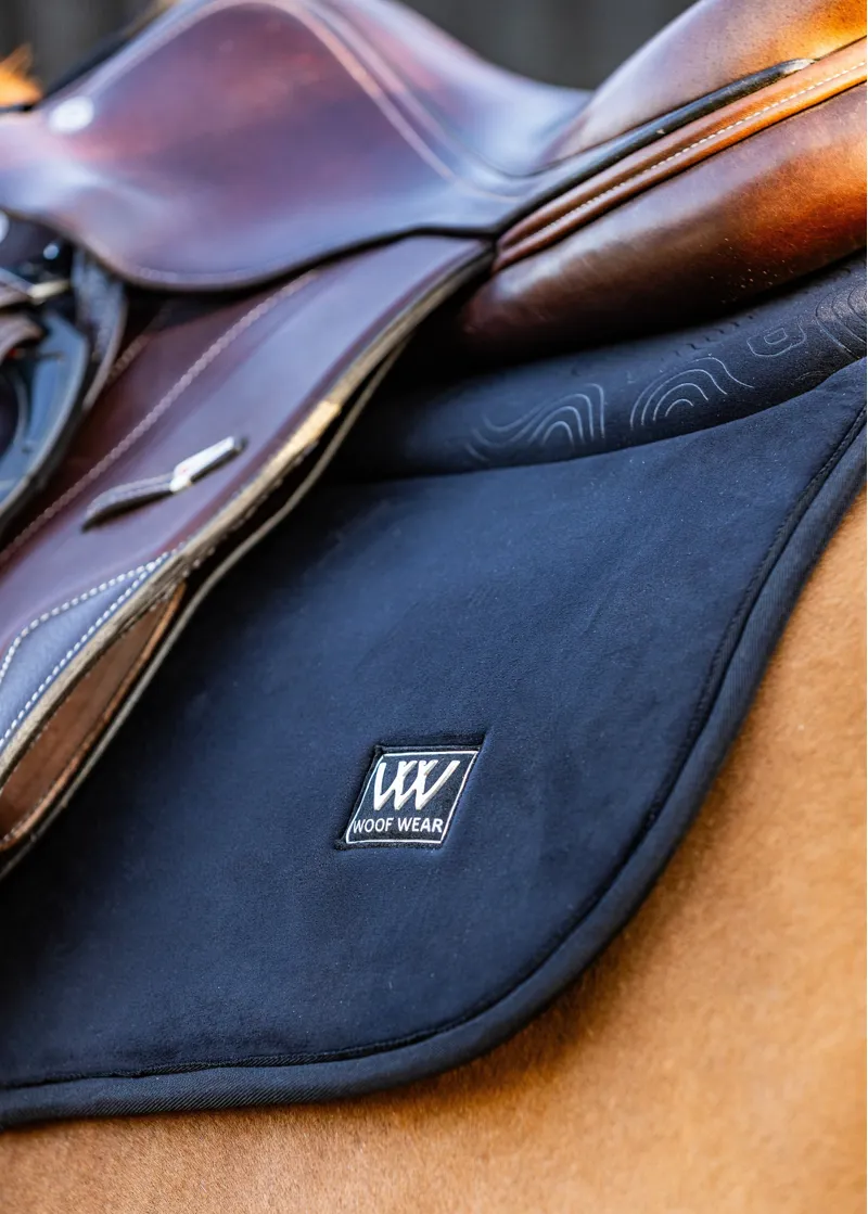 Woof Wear Elite Comfort Plus Saddle Pad CC Close Contact in Black-4