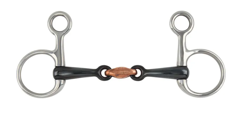 Shires Hanging Cheek Sweet Iron Snaffle