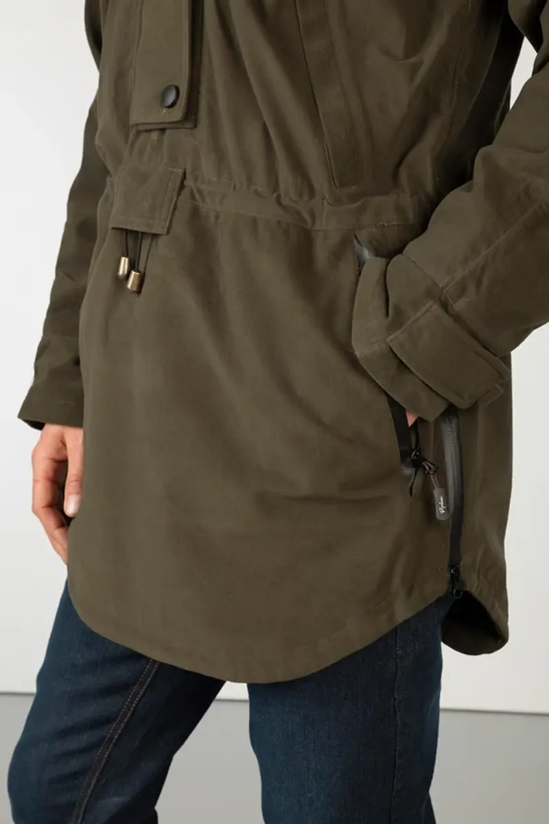 Rydale Danby Mens Long Performance Shooting Smock in Olive-9