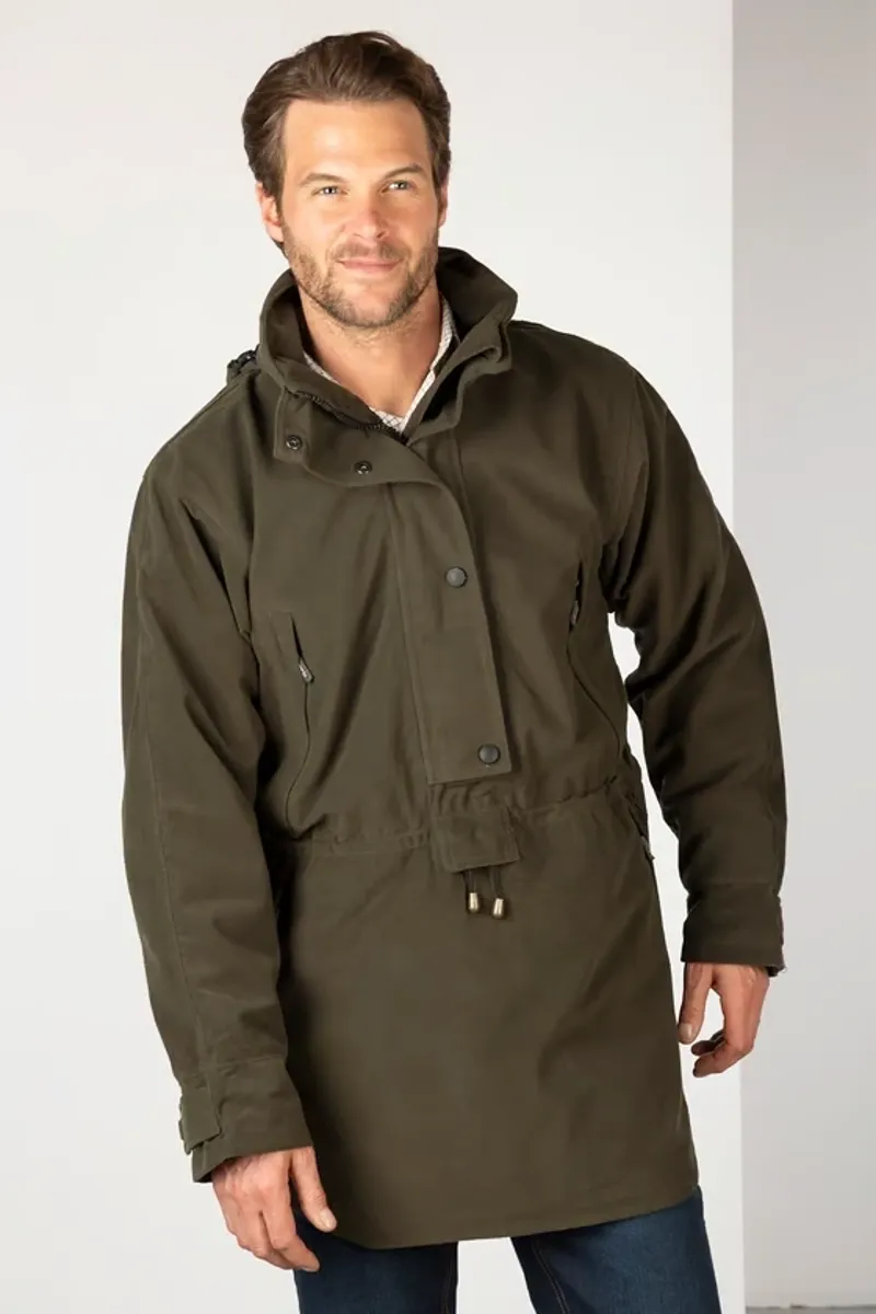Rydale Danby Mens Long Performance Shooting Smock in Olive-3