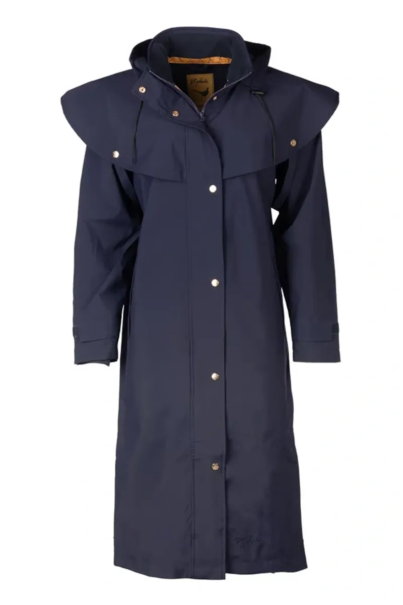 Rydale Ladies Bramham Full Length Coat in Dark Navy