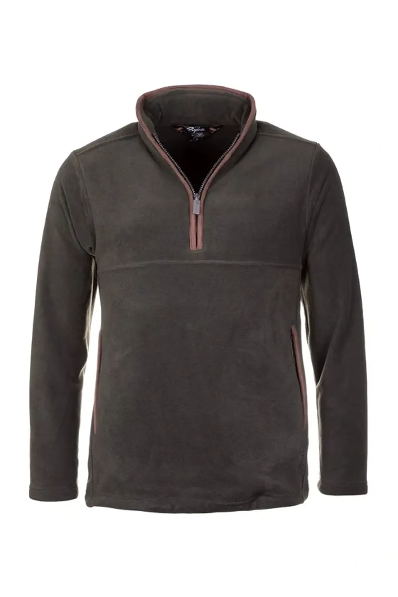 Rydale Men's Huggate Overhead Fleece in Khaki