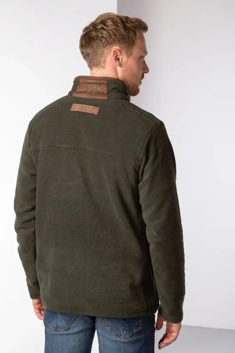 Rydale Men's Huggate Overhead Fleece in Khaki-3