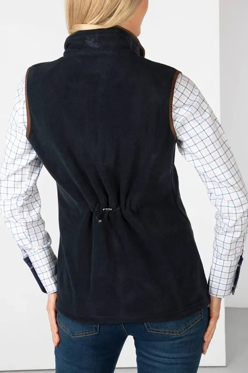 Rydale Ladies Huggate Premium Fleece Waistcoat In Ink-1