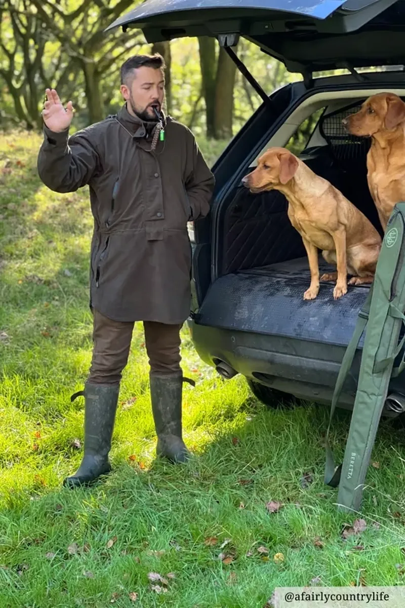 Rydale Danby Mens Long Performance Shooting Smock in Olive-6