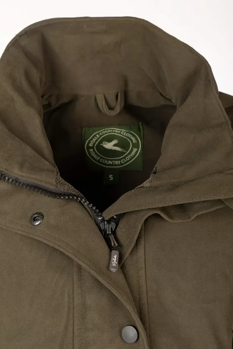 Rydale Danby Mens Long Performance Shooting Smock in Olive-11