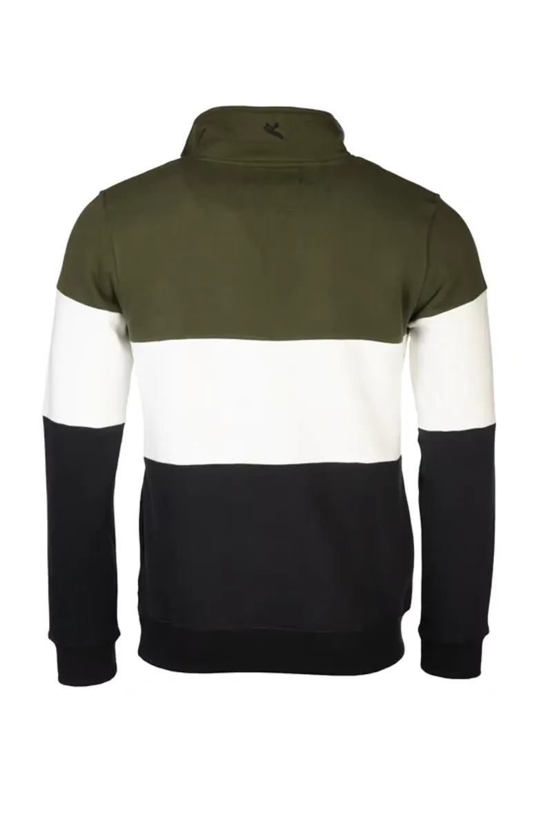 Rydale Byland Men's Sweatshirt - Rydale in Olive/White/Black-1