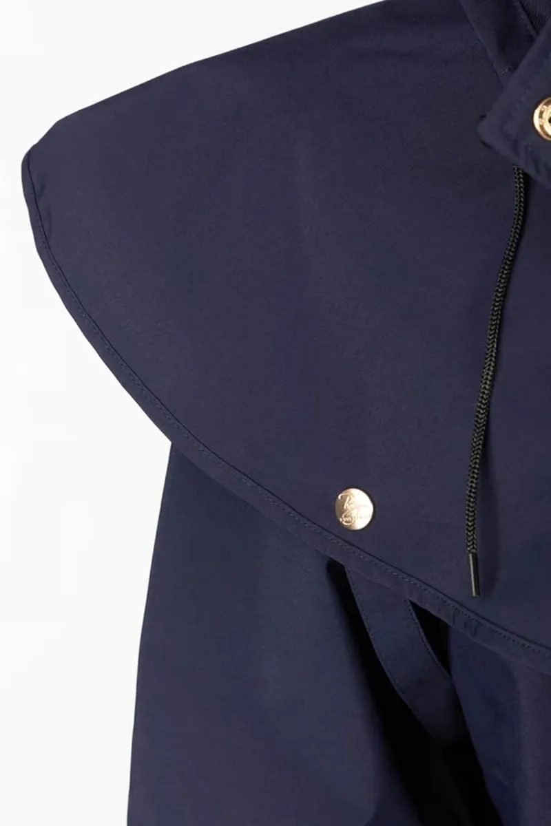 Rydale Ladies Bramham Full Length Coat in Dark Navy-9
