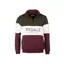 Rydale Byland Men's Sweatshirt - Rydale in Wine/White/Olive