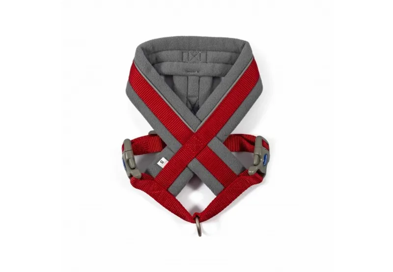 Ancol Viva Padded Dog Harness in Red-1