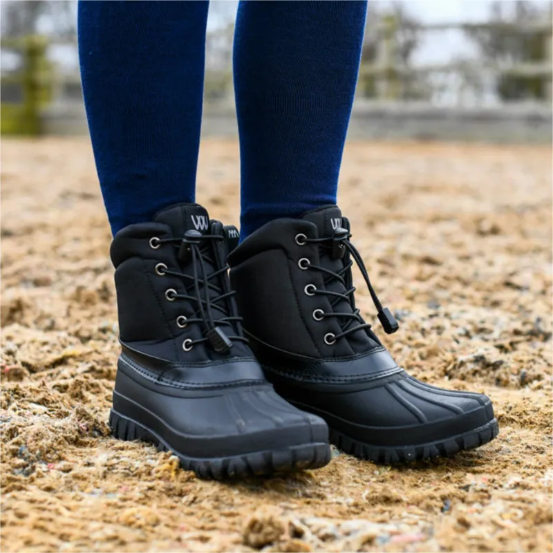 Woof Wear Laced Yard Boot in Black-3