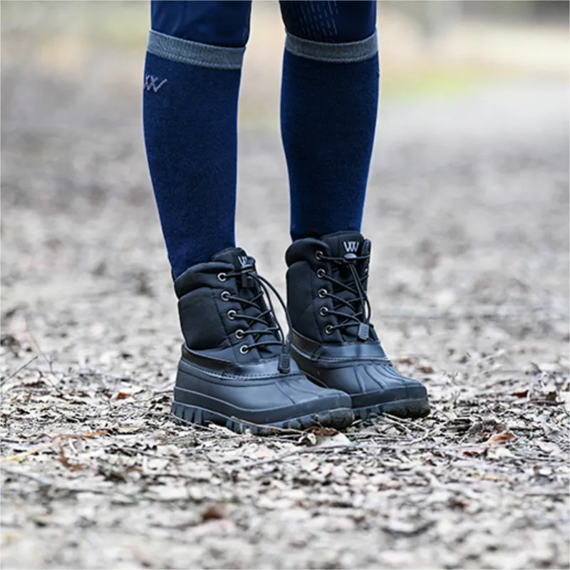 Woof Wear Laced Yard Boot in Black-4