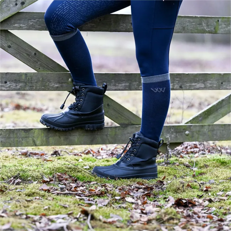 Woof Wear Laced Yard Boot in Black-5