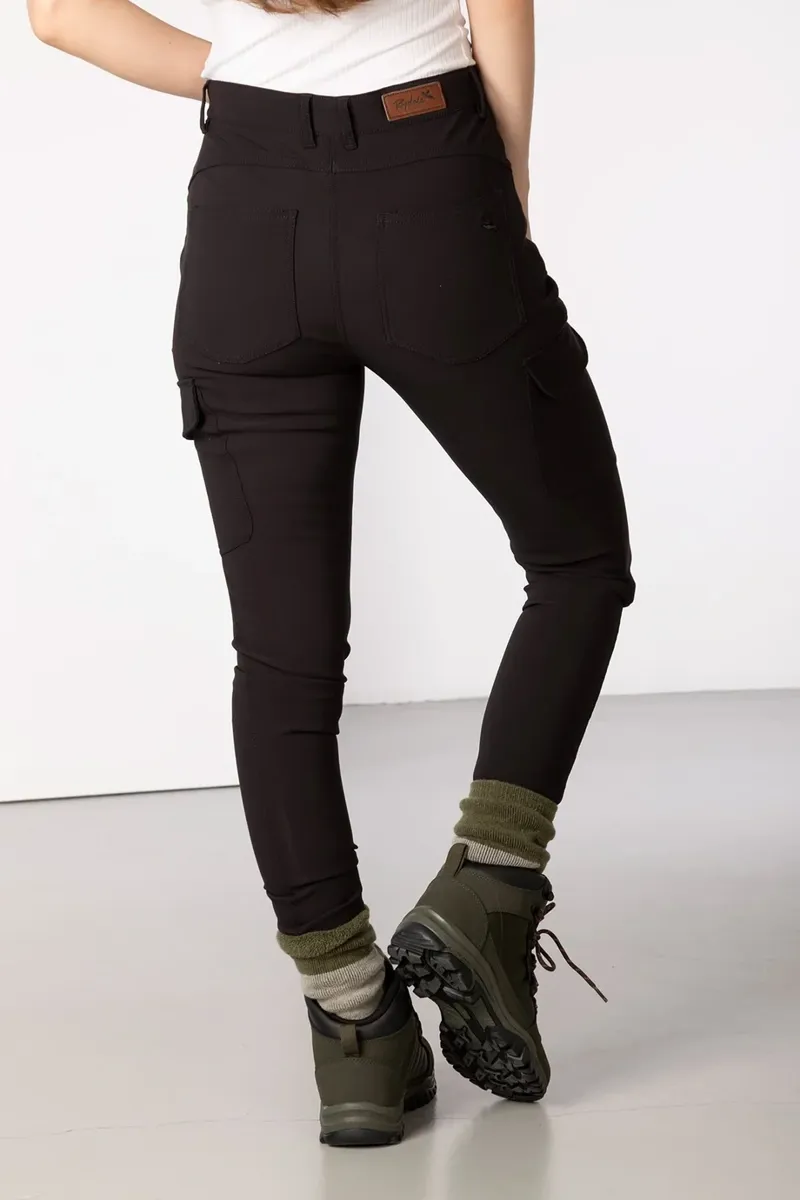 Rydale Aike II Ladies Walking Trousers with Pocket in Black-2