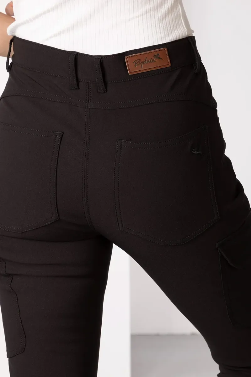 Rydale Aike II Ladies Walking Trousers with Pocket in Black-3