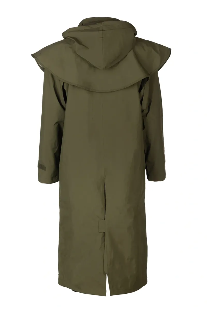 Rydale Ladies Bramham Full Length Coat in Dark Olive-1