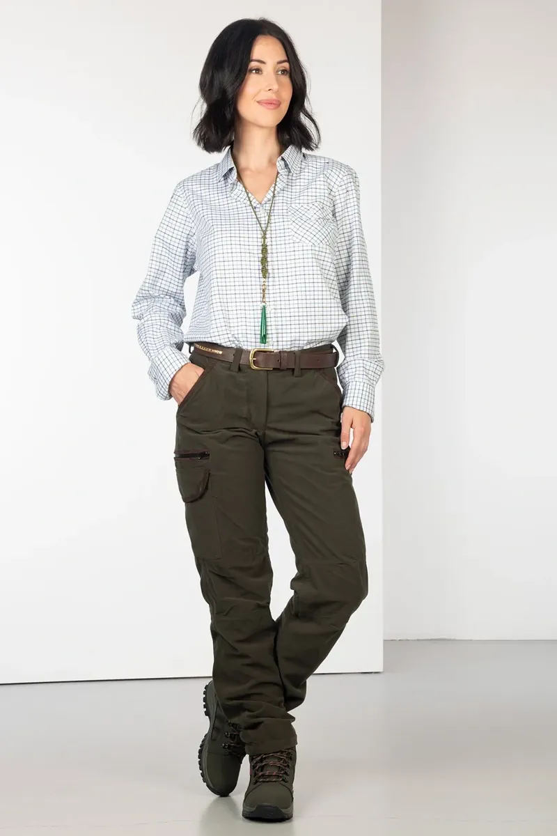 Rydale Ladies Danby Shooting Trousers in Dark Olive-4