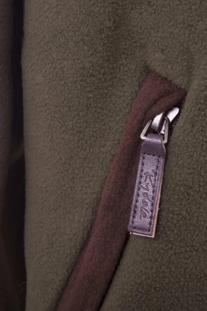 Rydale Gransmoor Men's Half Zip Fleece in Olive-10
