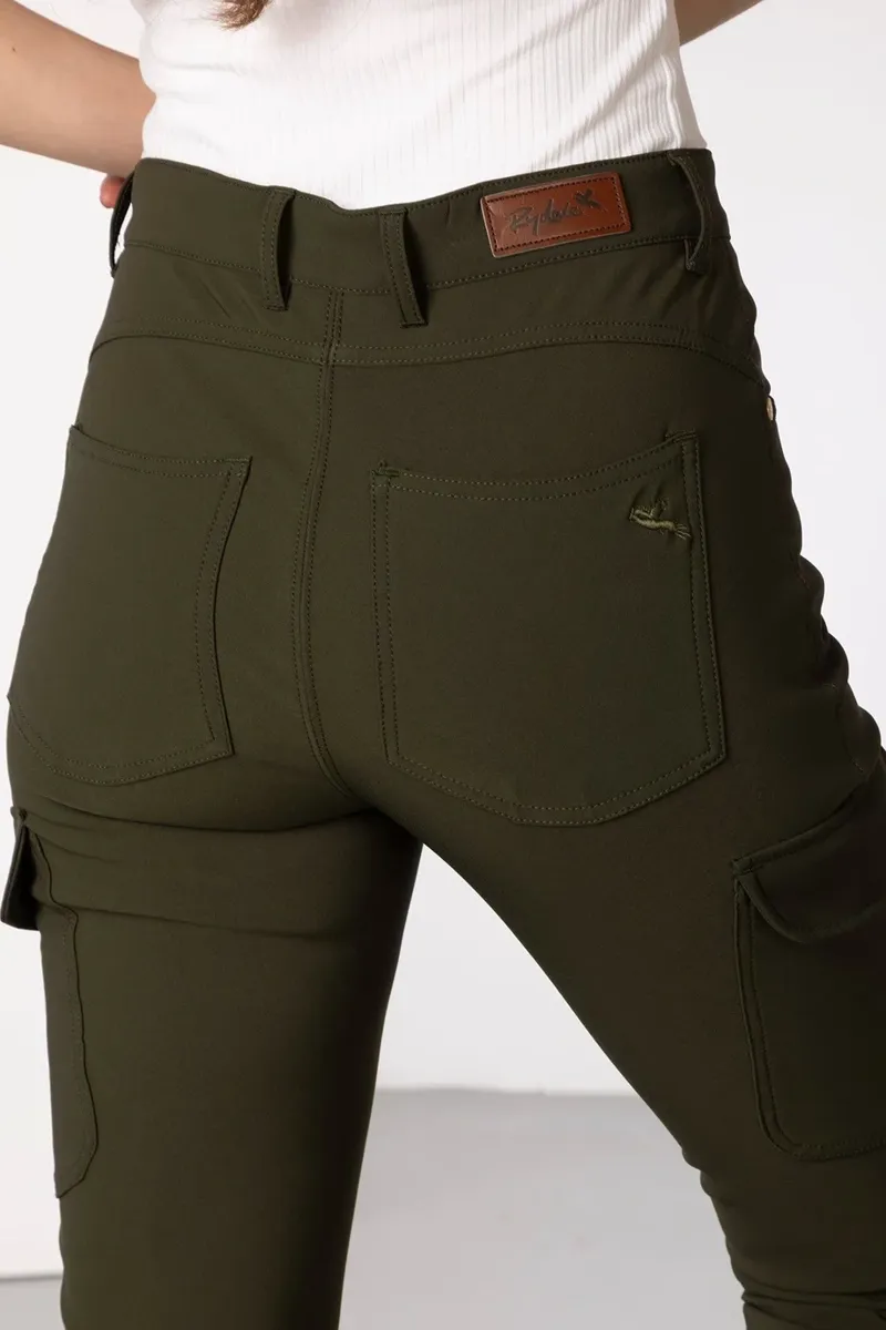 Rydale Aike II Ladies Walking Trousers with Pocket in Khaki-3