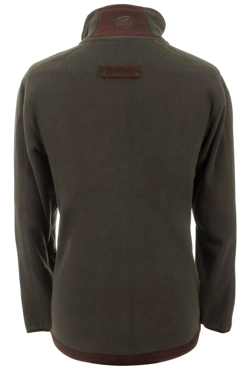 Rydale Gransmoor Men's Half Zip Fleece in Olive-1