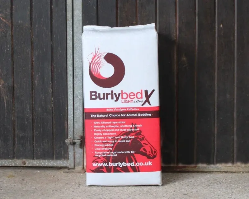 Burlybed Light Extra Rape Straw Horse Bedding 48 Bale Pallet Deal-1