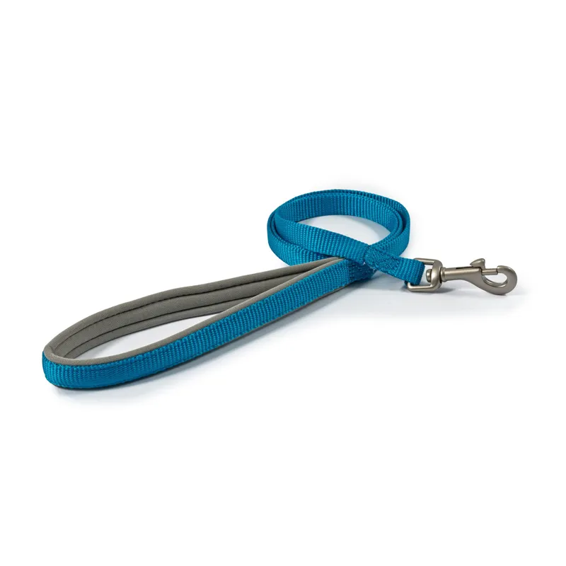 Ancol Viva Padded Nylon Snap Lead in Blue