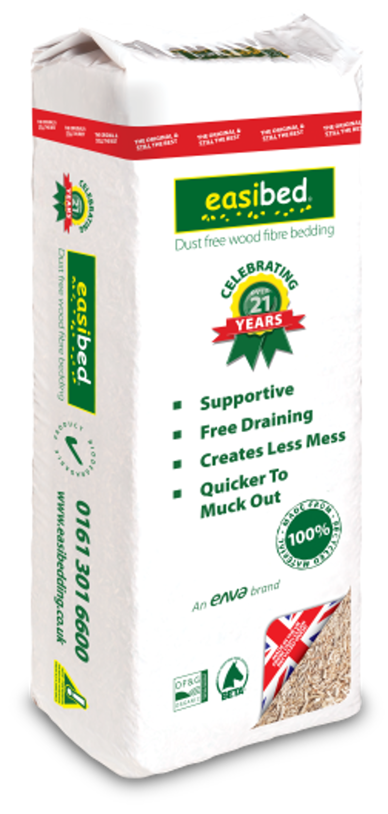 Easibed Wood Fibre Horse Bedding 36 Bale Pallet Deal-1