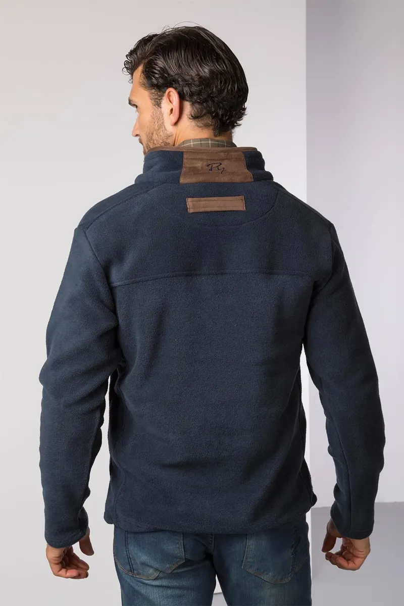 Rydale Men's Huggate Overhead Fleece in Ink-2
