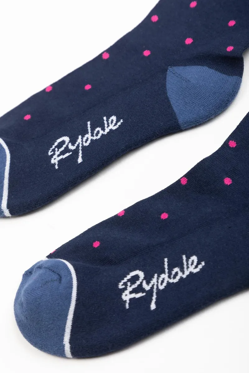 Rydale Ladies Dotty Ankle Socks 4-7 in Bonbon-2
