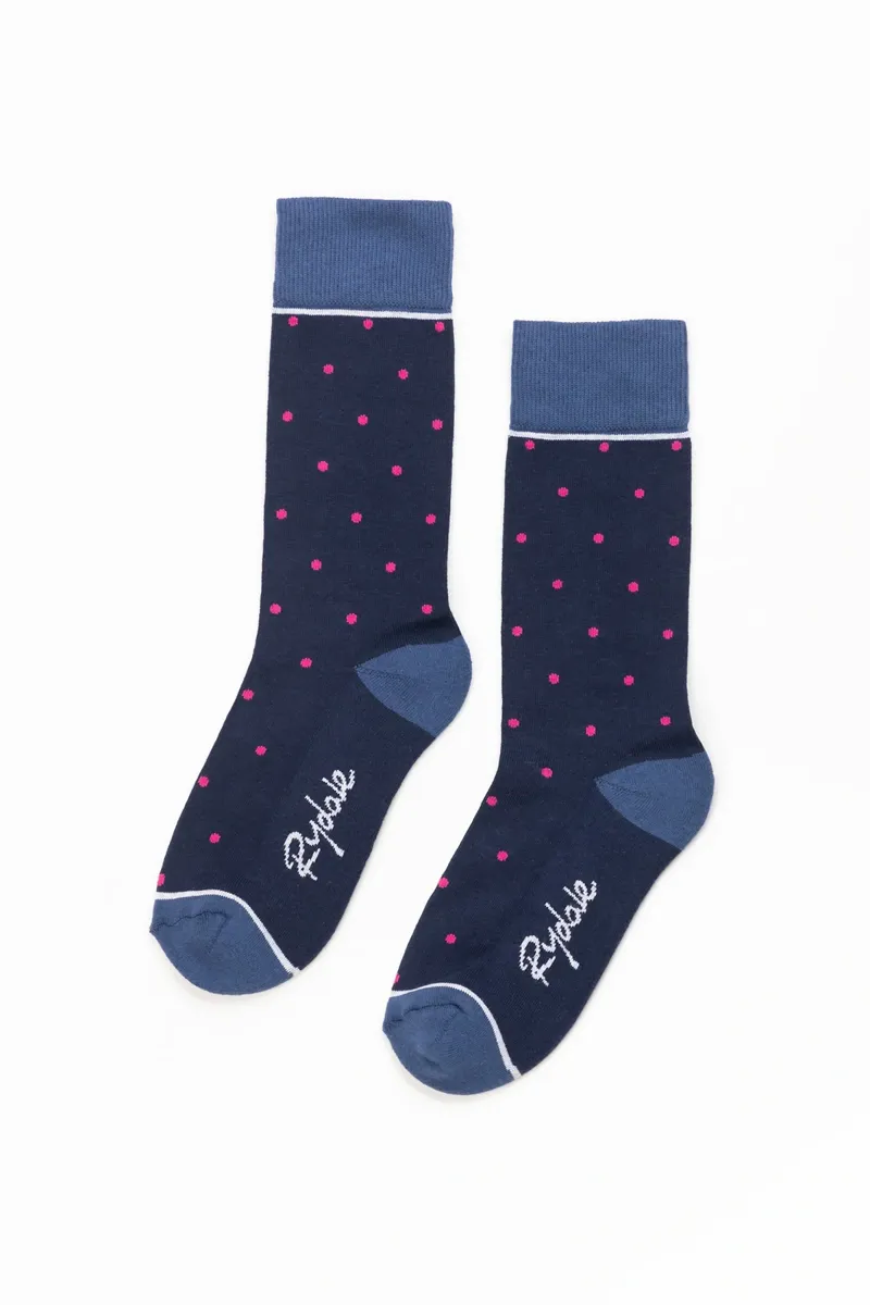 Rydale Ladies Dotty Ankle Socks 4-7 in Bonbon