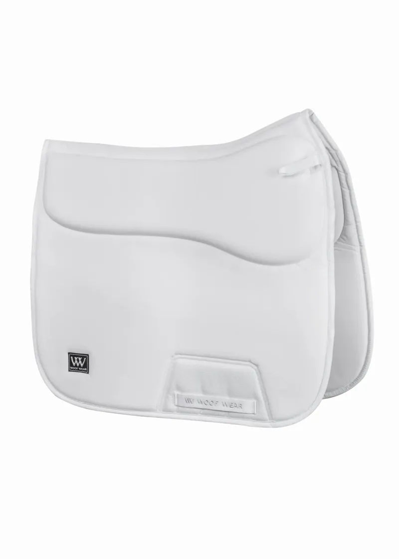 Woof Wear Elite Comfort Plus Saddle Pad DR Dressage in White