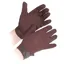 Shires Aubrion Adults Newbury Cotton Riding Gloves in Brown
