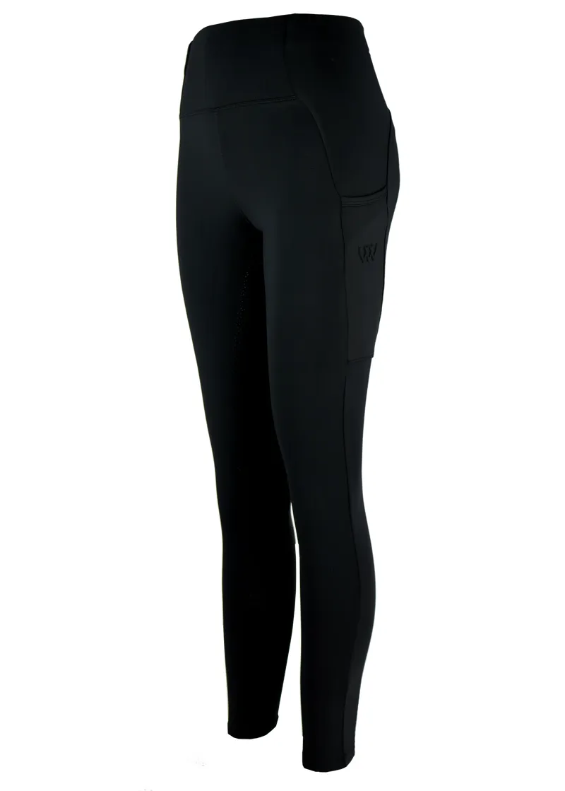 Woof Wear Ladies Original Full Seat Riding Tights in Black