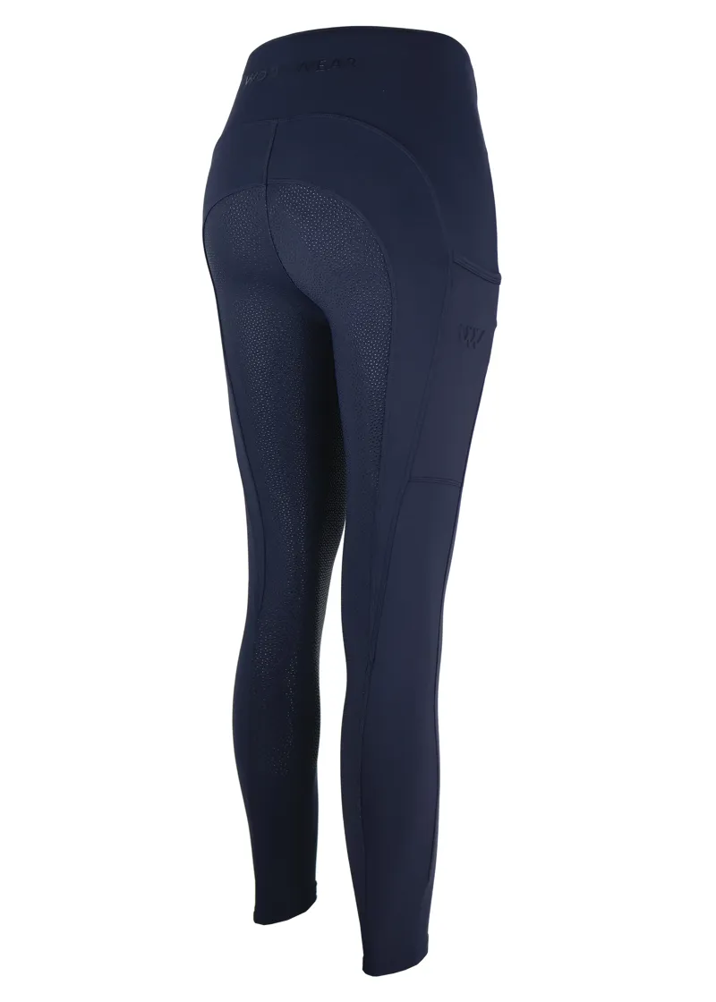 Woof Wear Ladies Original Full Seat Riding Tights in Navy-1