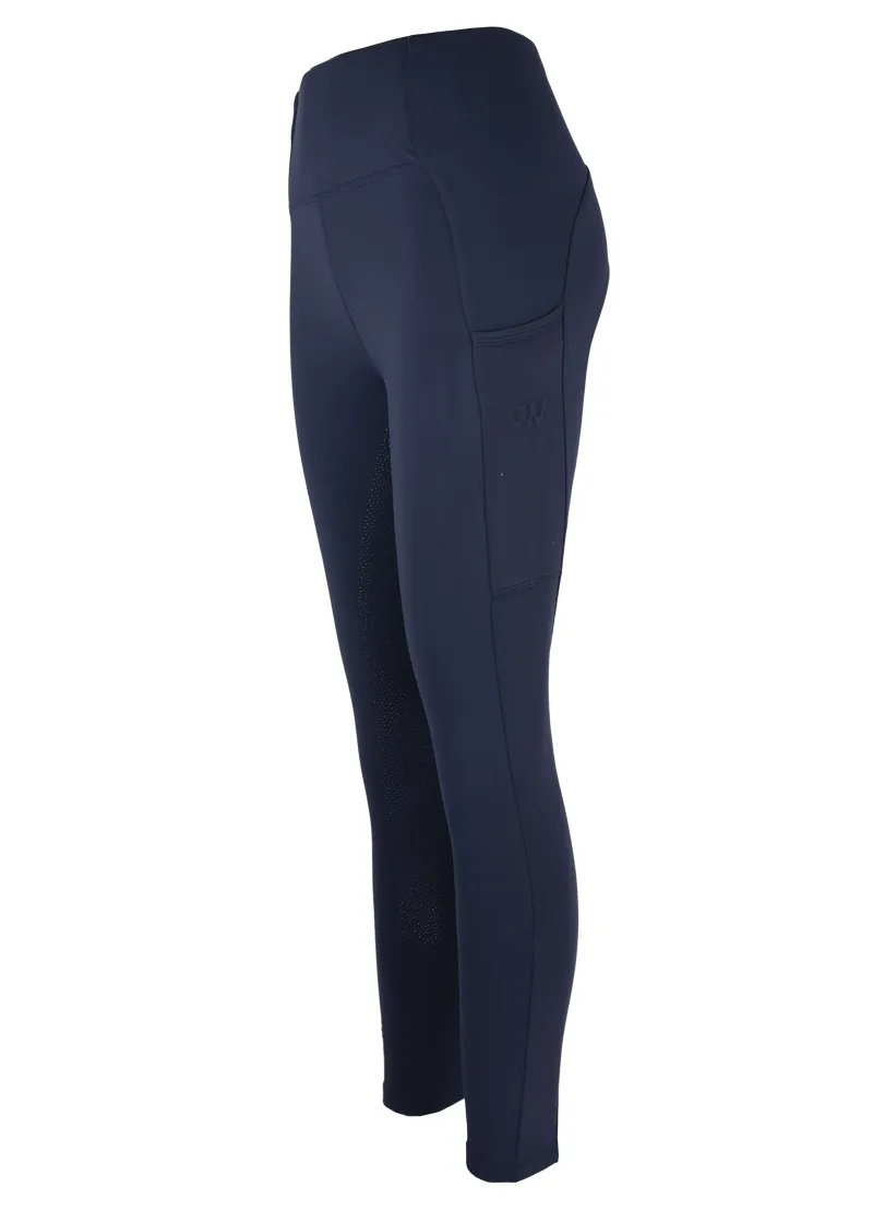 Woof Wear Ladies Original Full Seat Riding Tights in Navy