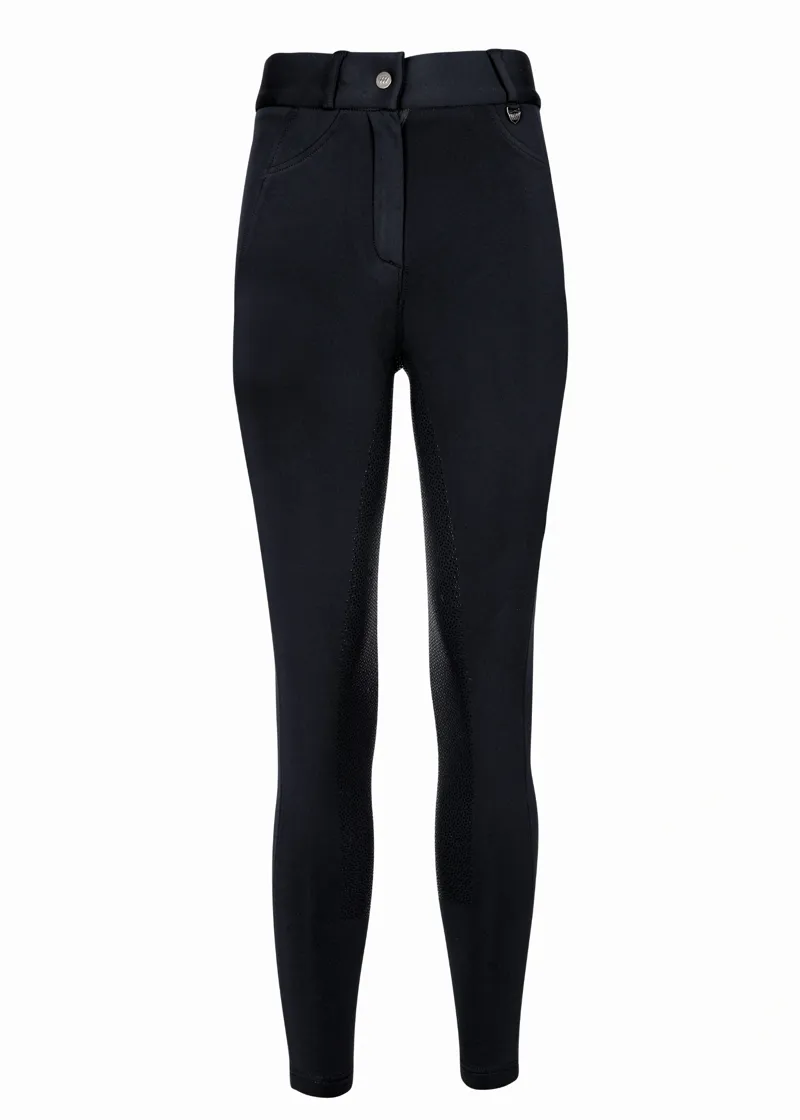 Woof Wear Ladies Hybrid II Riding Breeches in Black-1