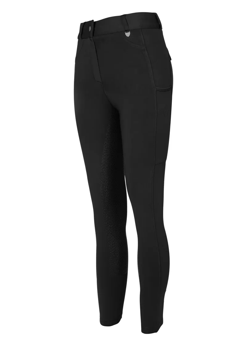 Woof Wear Ladies Hybrid II Riding Breeches in Black