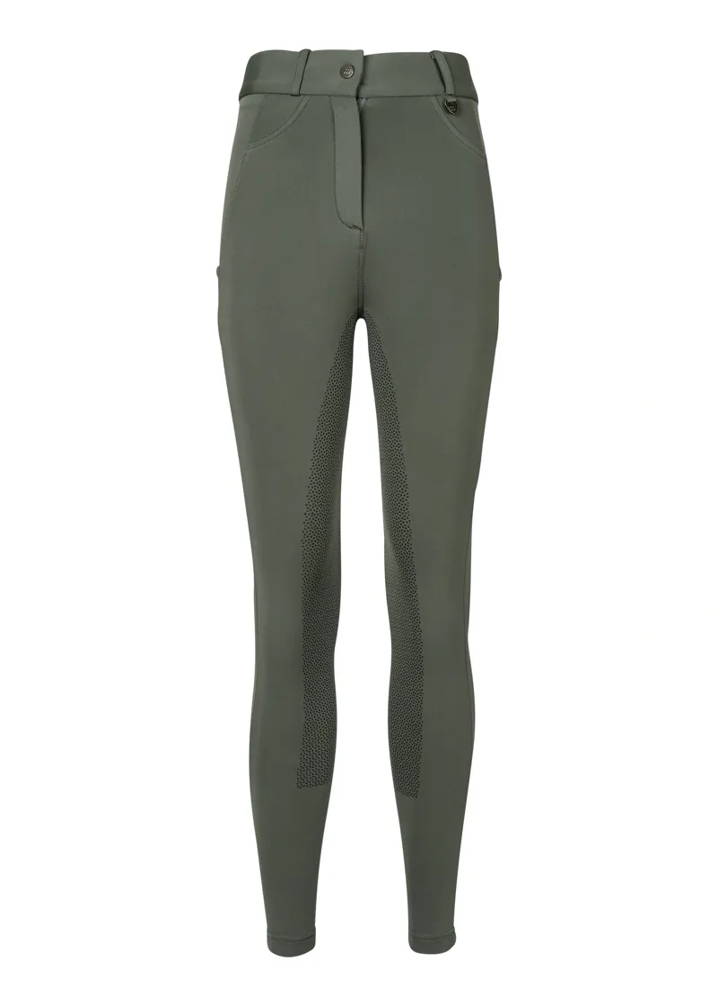 Woof Wear Ladies Hybrid II Riding Breeches in Sage Green